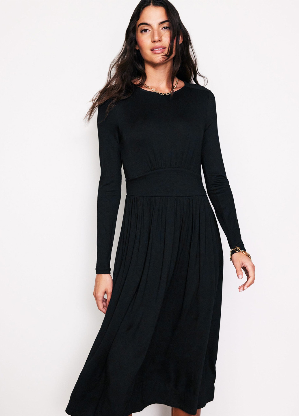 Чорна кежуал сукня Boden однотонна