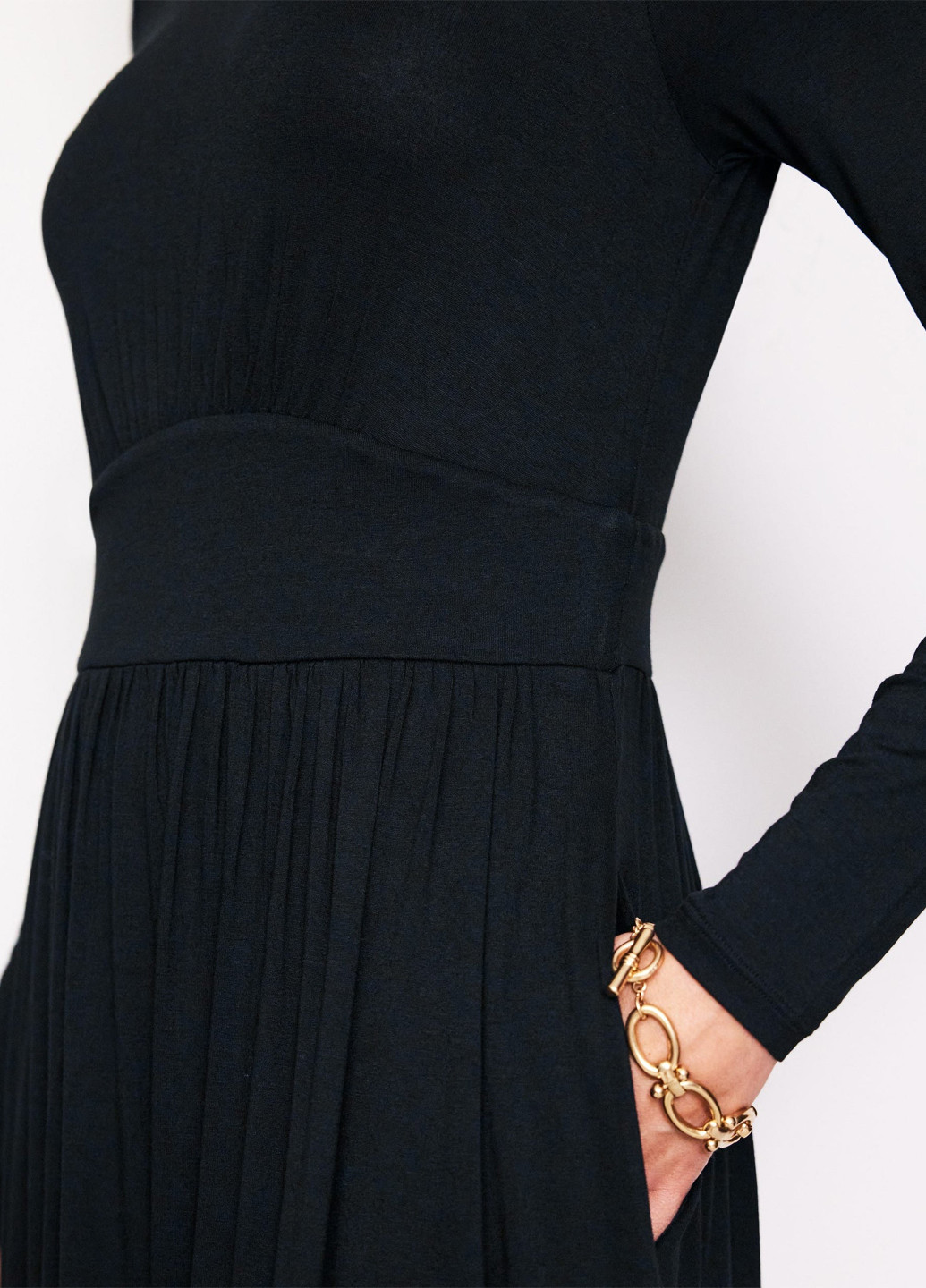 Чорна кежуал сукня Boden однотонна