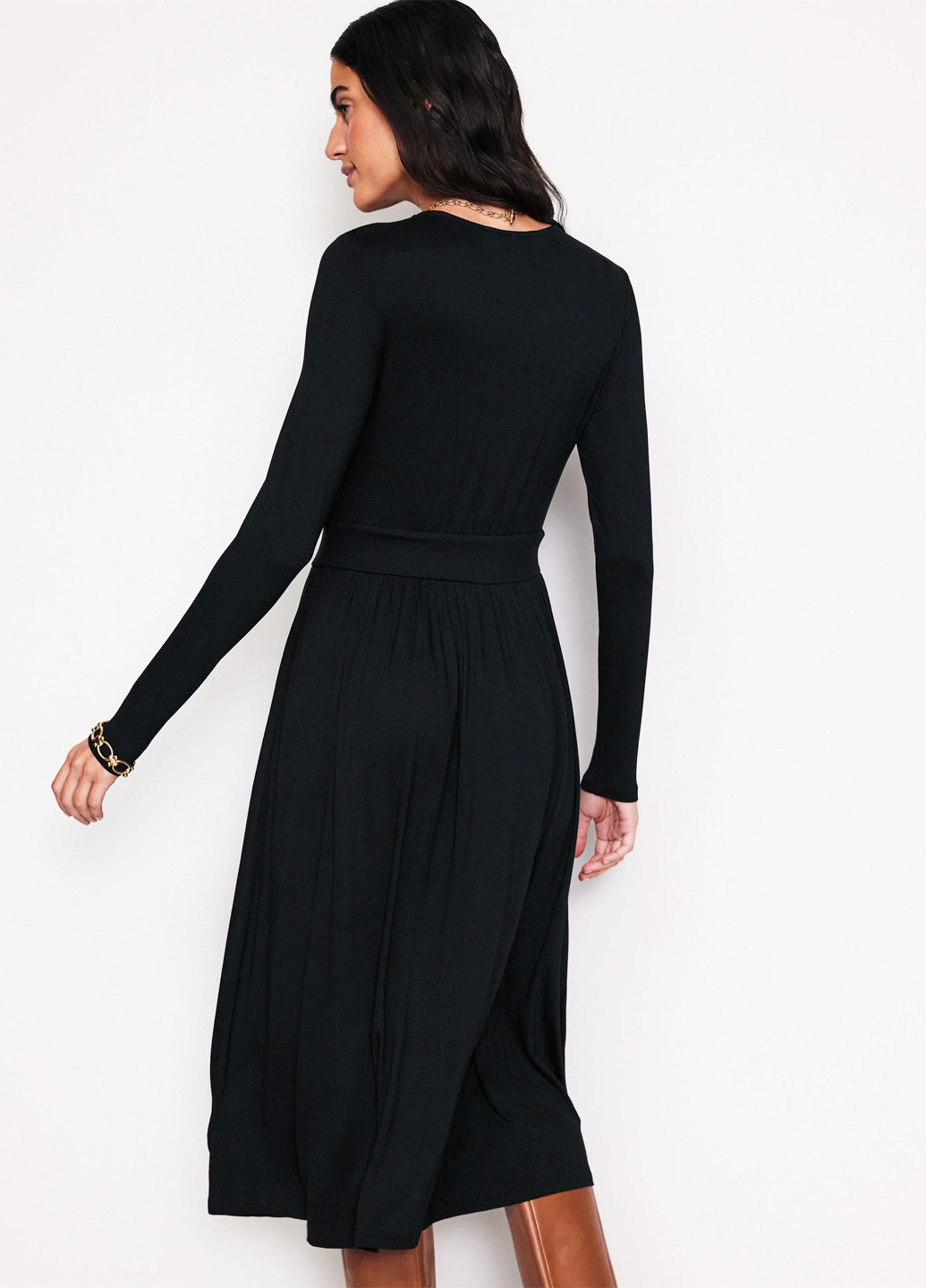 Чорна кежуал сукня Boden однотонна