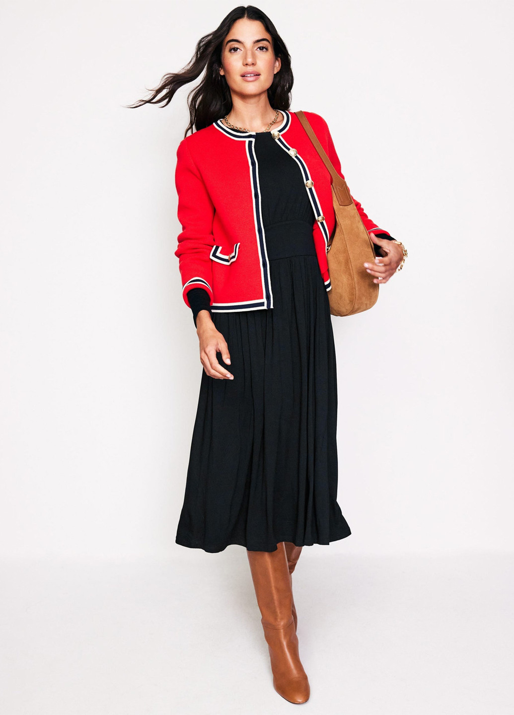 Чорна кежуал сукня Boden однотонна