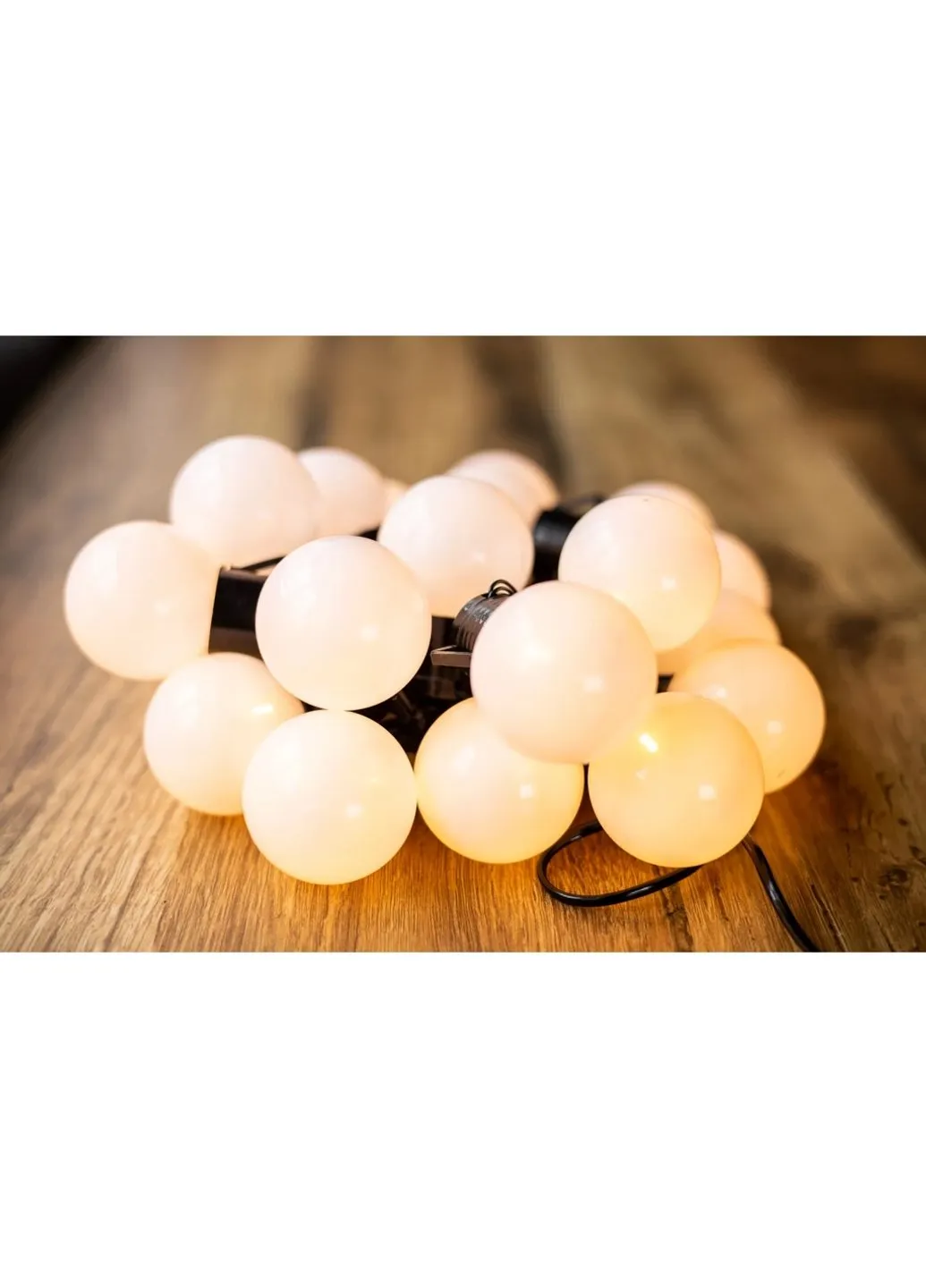 Гирлянда Лампочка White 20LED,3М, 1.2 W, 220V (102977) BPNY (254593335)