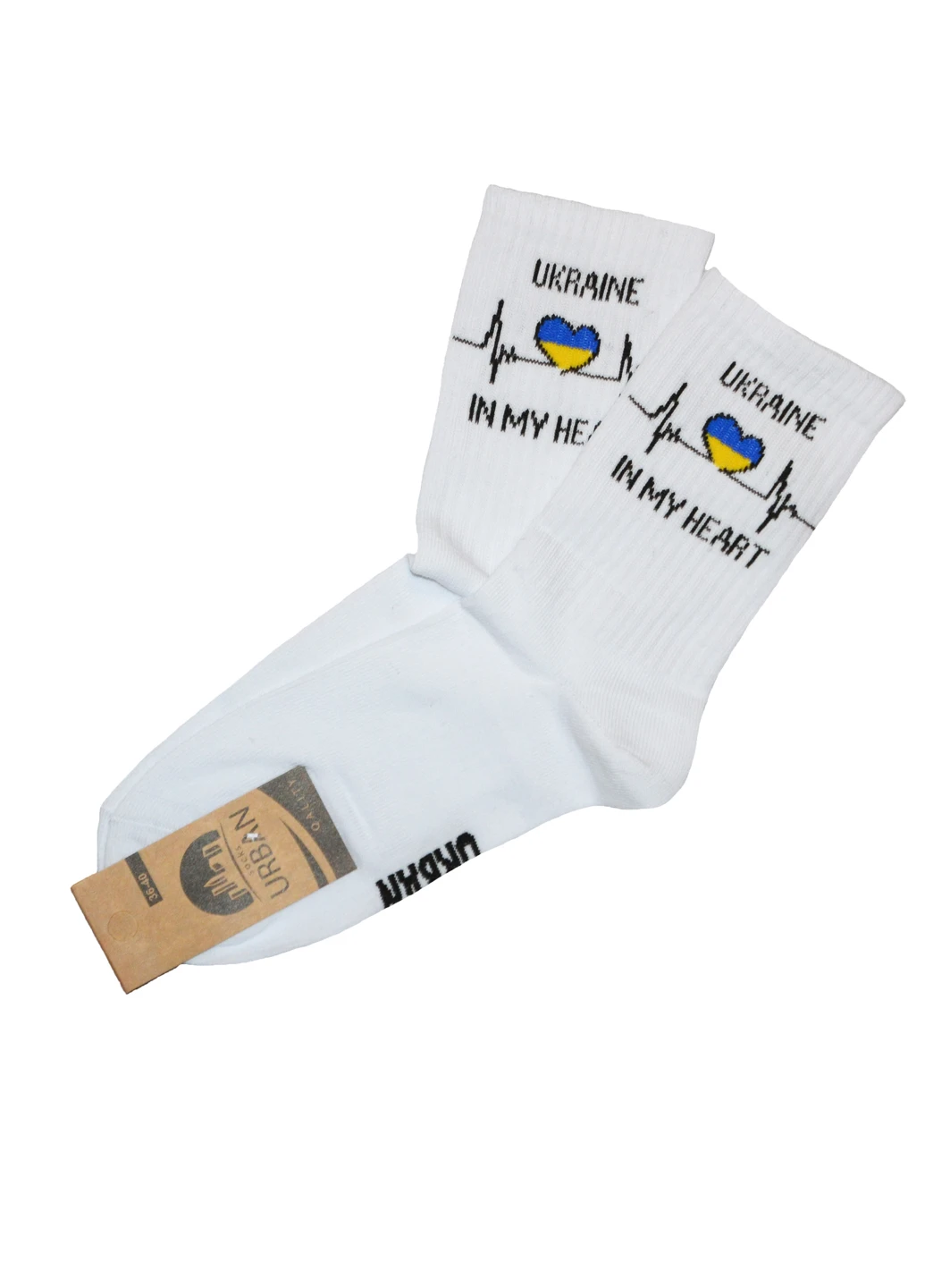 Білі шкарпетки Style Luxe українська симвооліи (255698500)