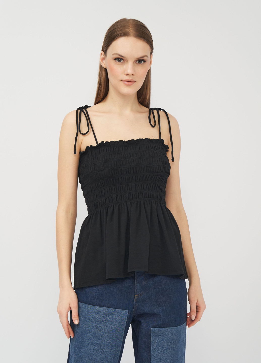 Топ із оборкою H&M (252728429)