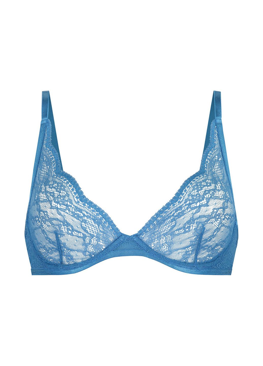 Голубой бюстгальтер Hunkemoller с косточками полиамид