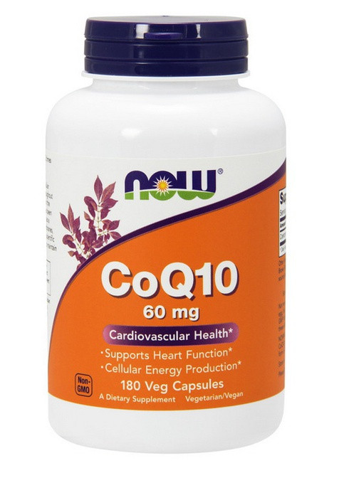 Коэнзим CoQ10 60 mg 180 veg caps Now (255189550)