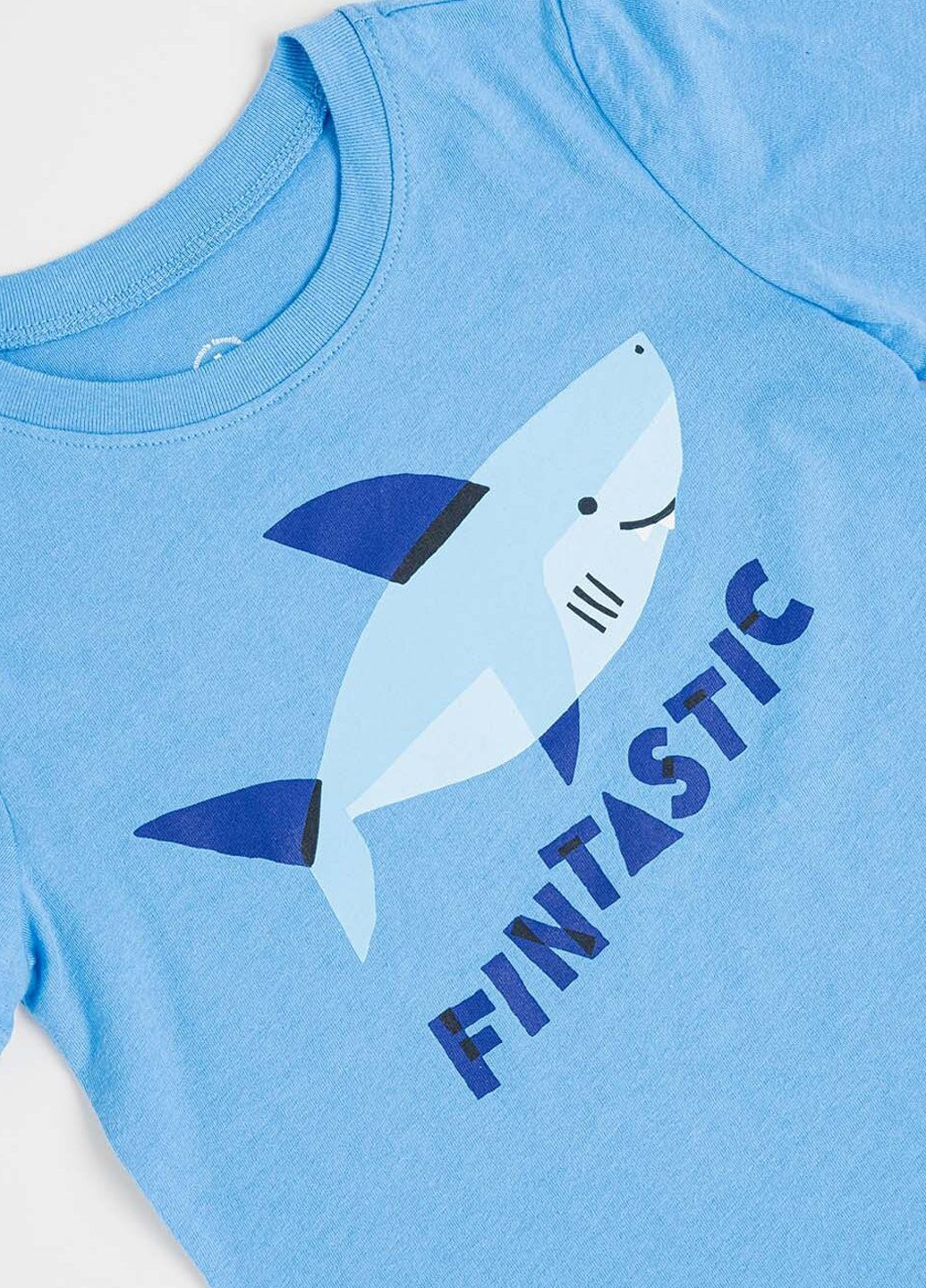 Синяя летняя футболка Gap