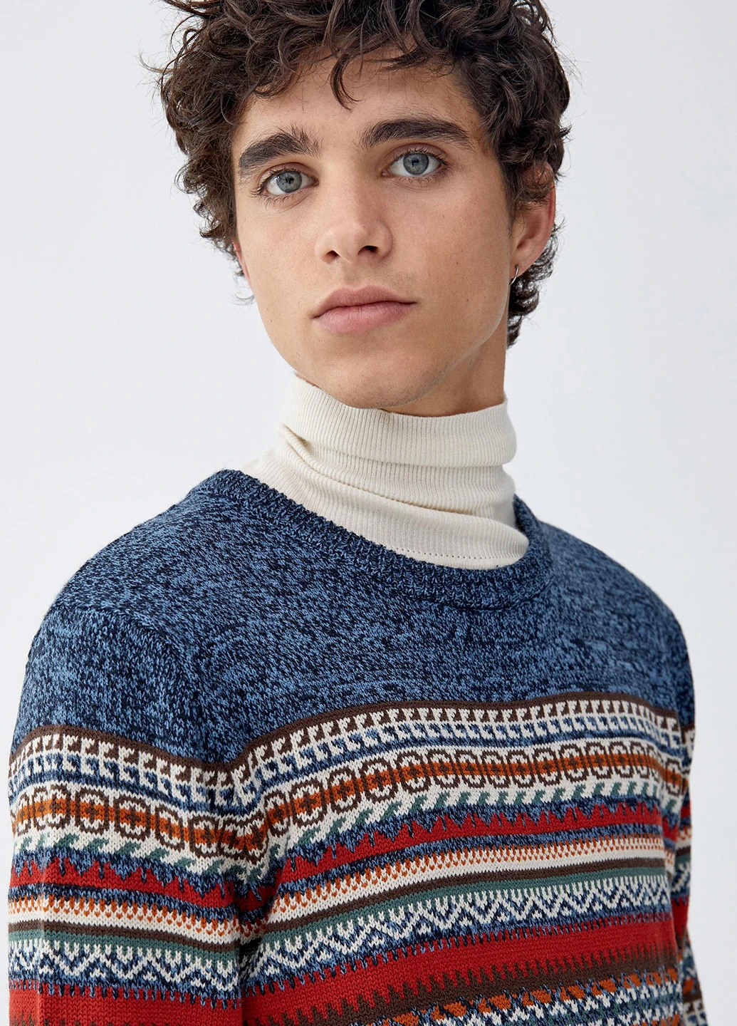Темно-синій демісезонний джемпер джемпер Pull & Bear