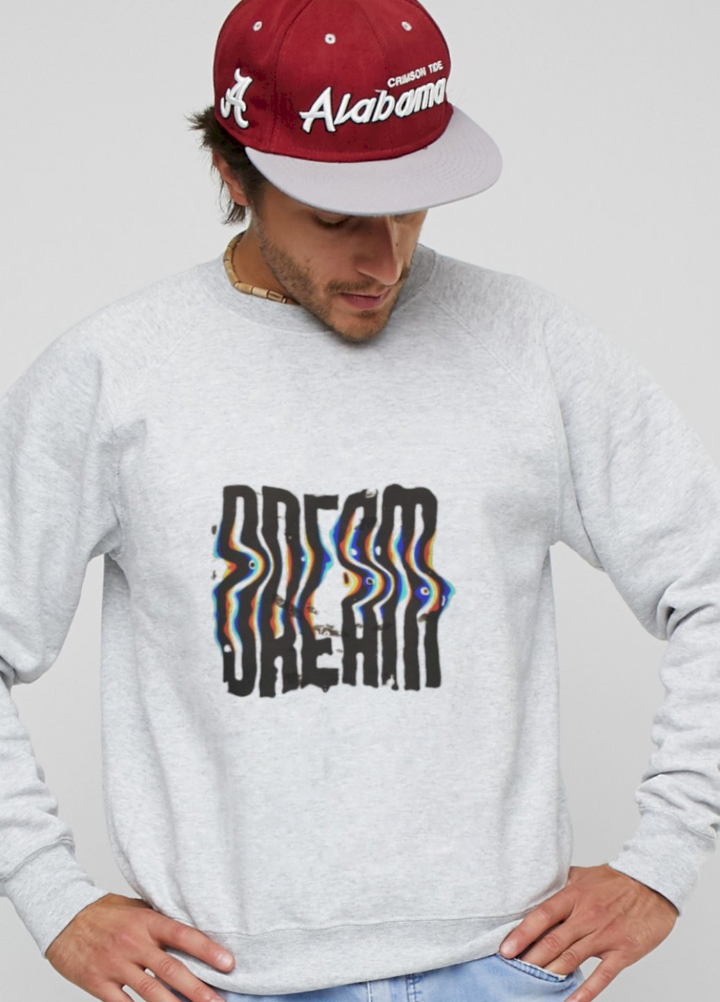 Серый свитшот мужской YAPPI (198688909)