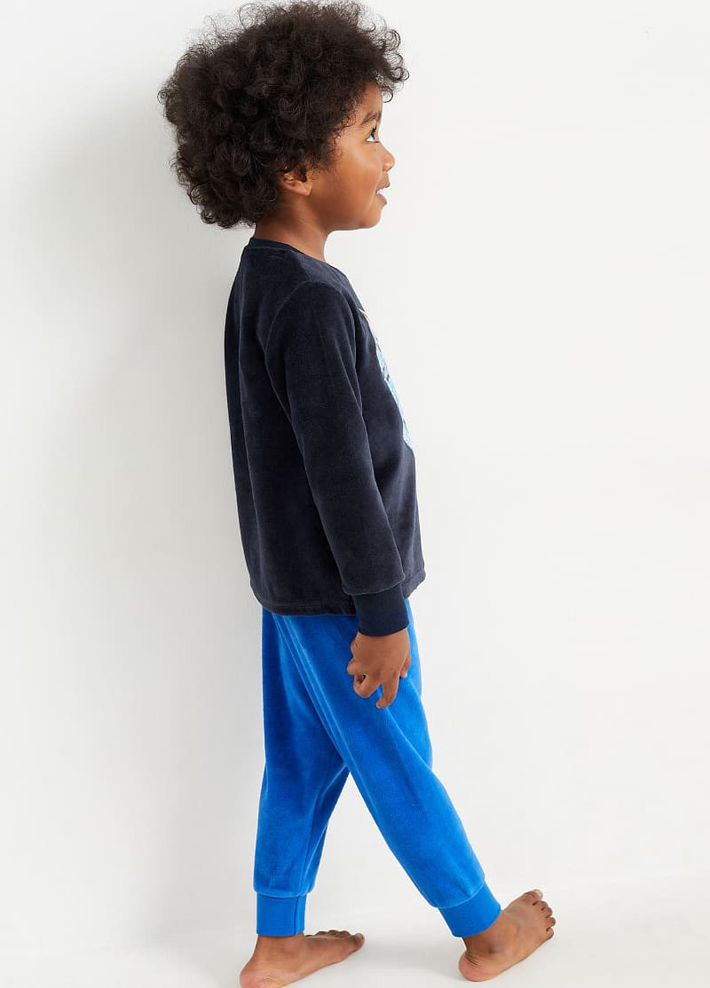 Голубые домашние демисезонные брюки джоггеры C&A