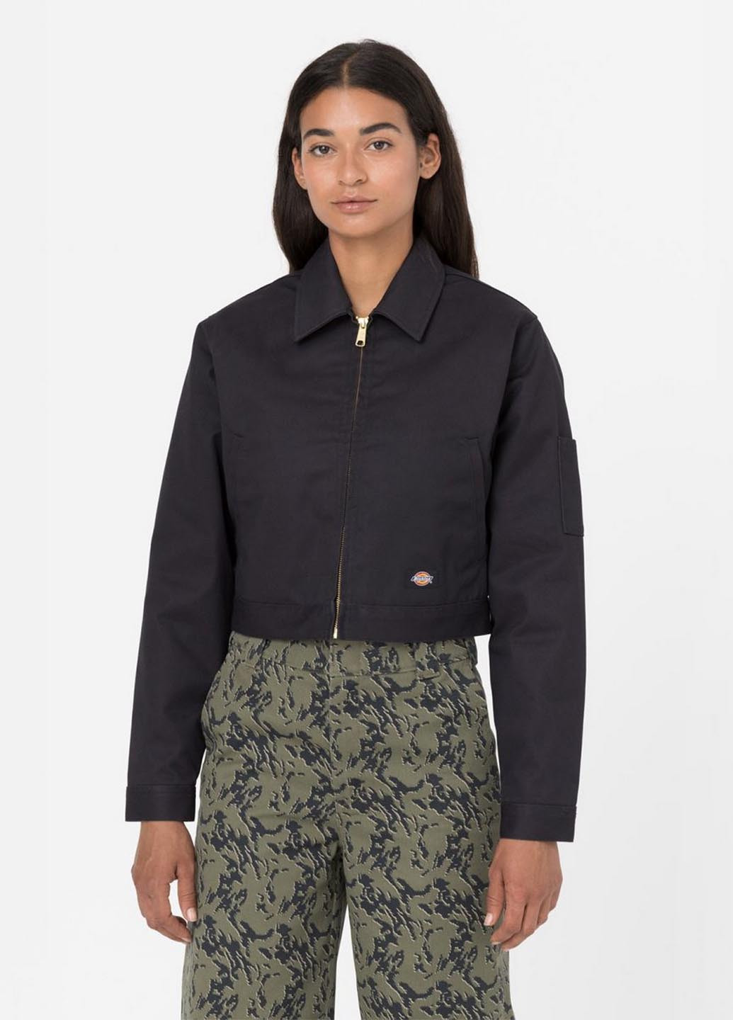 Черная демисезонная куртка Dickies