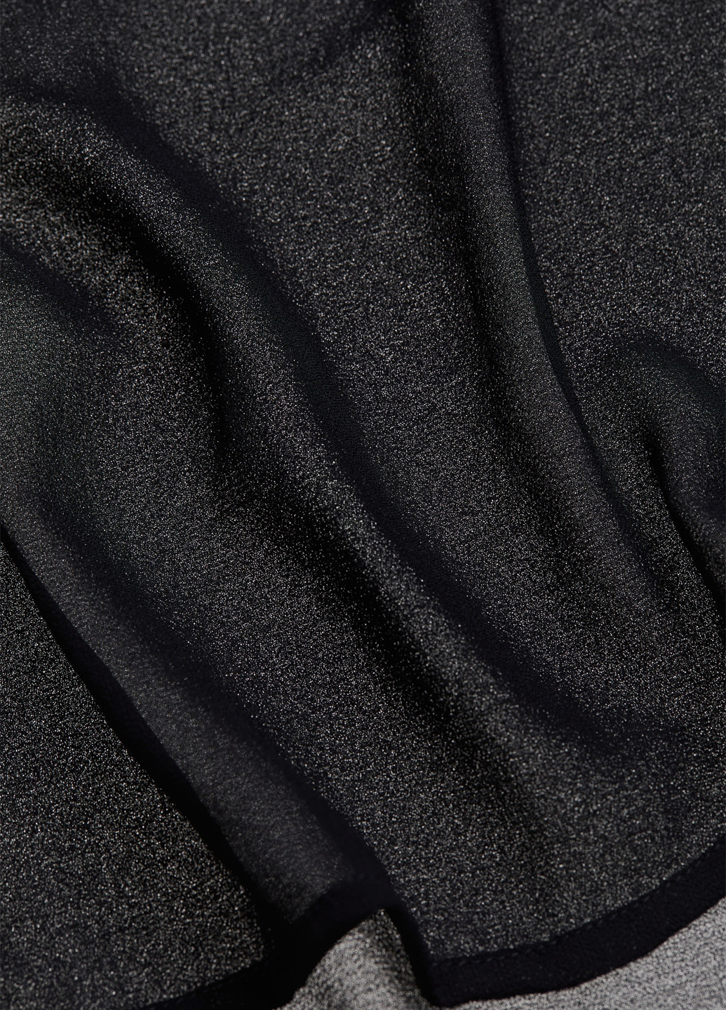 Черная кэжуал рубашка однотонная H&M