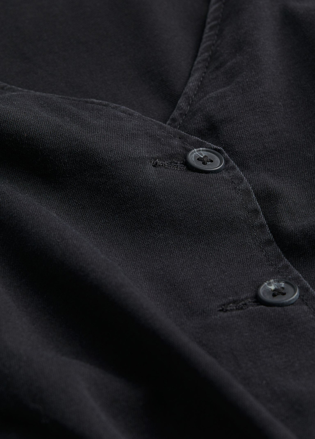 Комбінезон H&M комбінезон-брюки однотонний темно-сірий кежуал, джинсовий бавовна