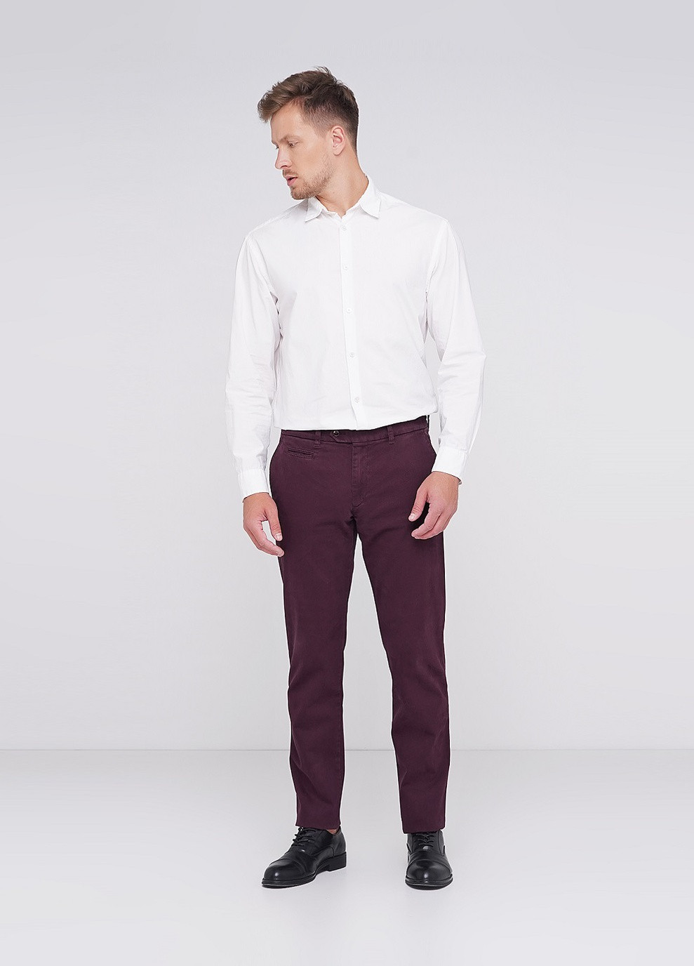 Темно-фиолетовые кэжуал демисезонные брюки Lagrand
