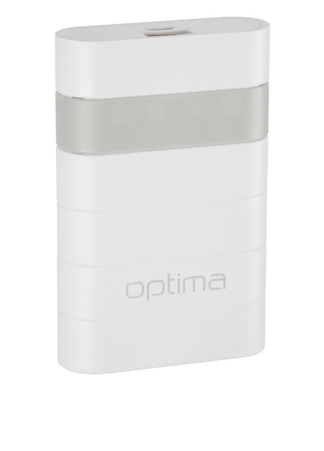 Универсальная батарея Promo Series 6000mAh White/Grey (павербанк) Optima OP-6