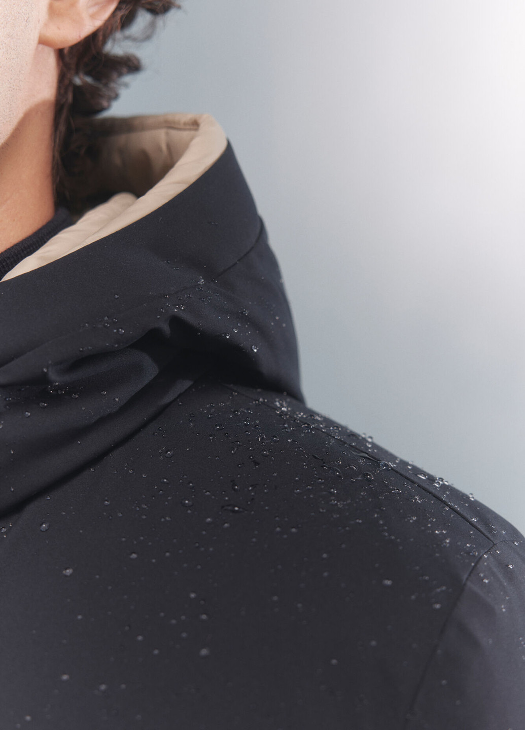 Темно-синя зимня куртка Springfield