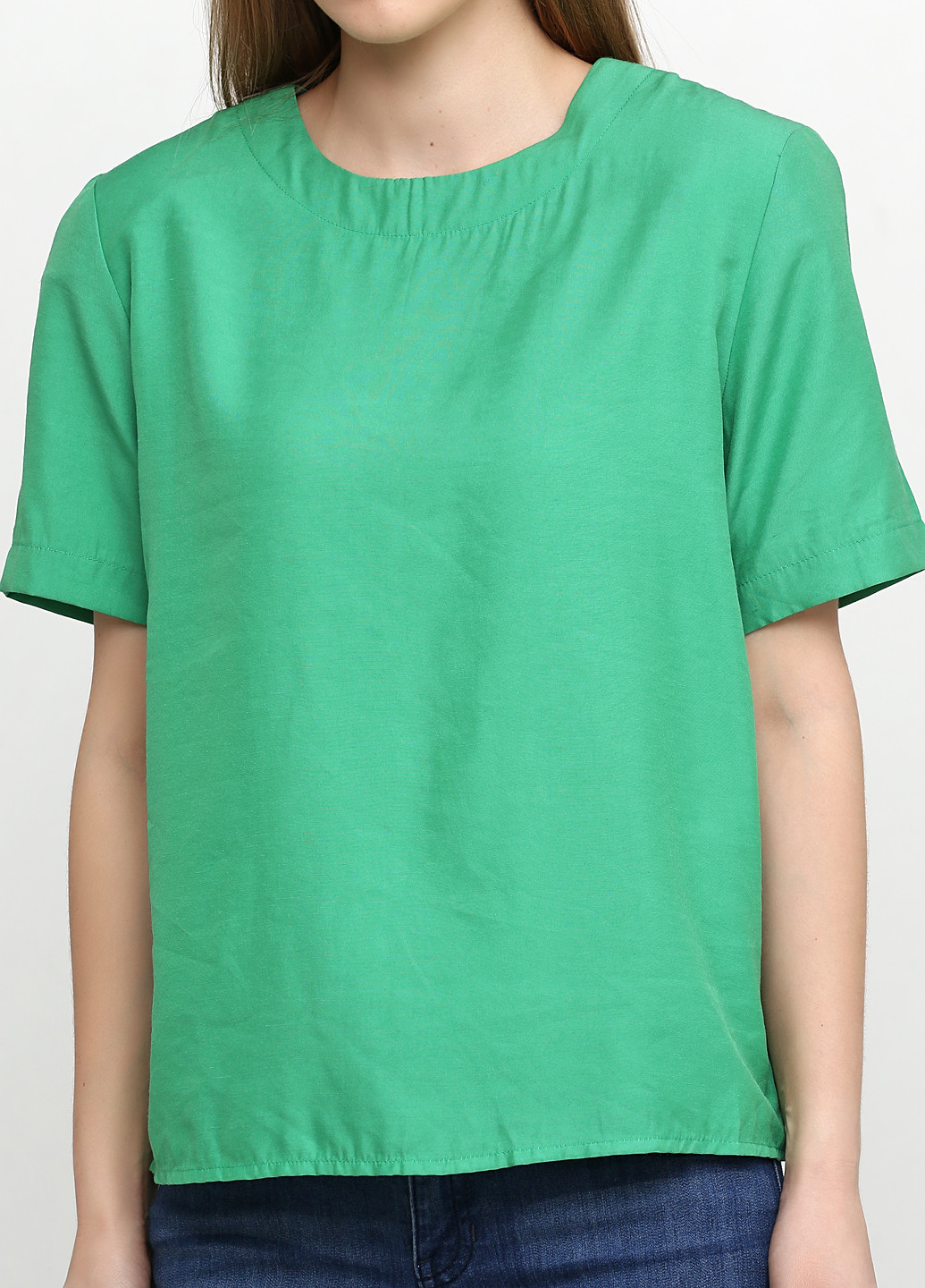 Зеленая летняя блуза Laura Scott
