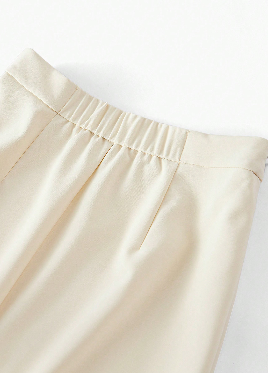 Светло-бежевая кэжуал однотонная юбка SHEIN годе