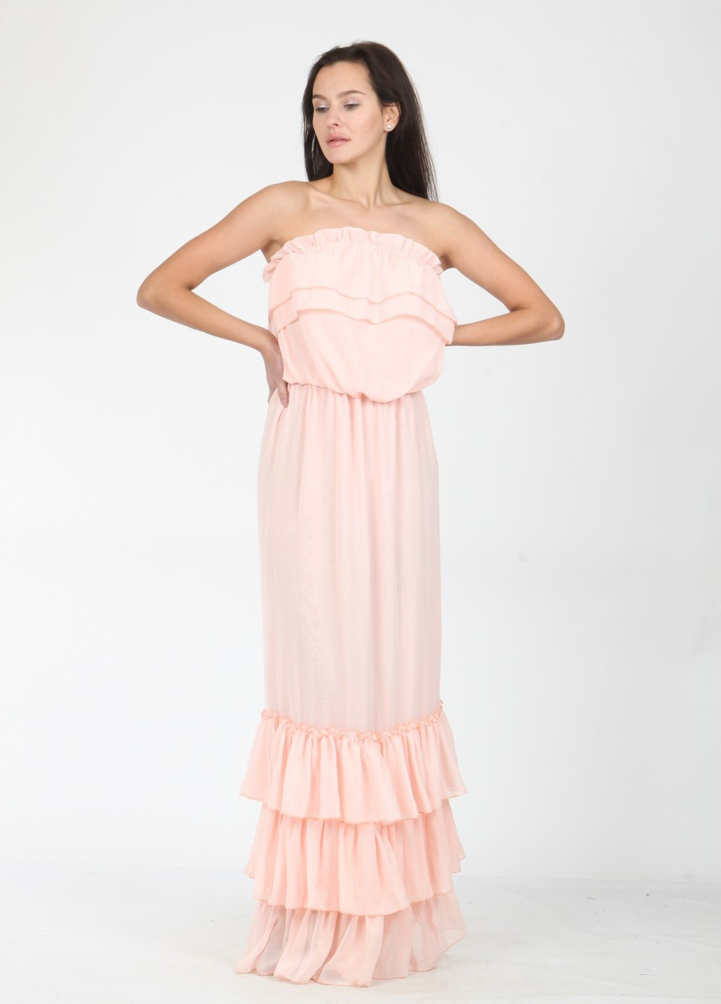 Рожева вечірня плаття, сукня Mozah однотонна