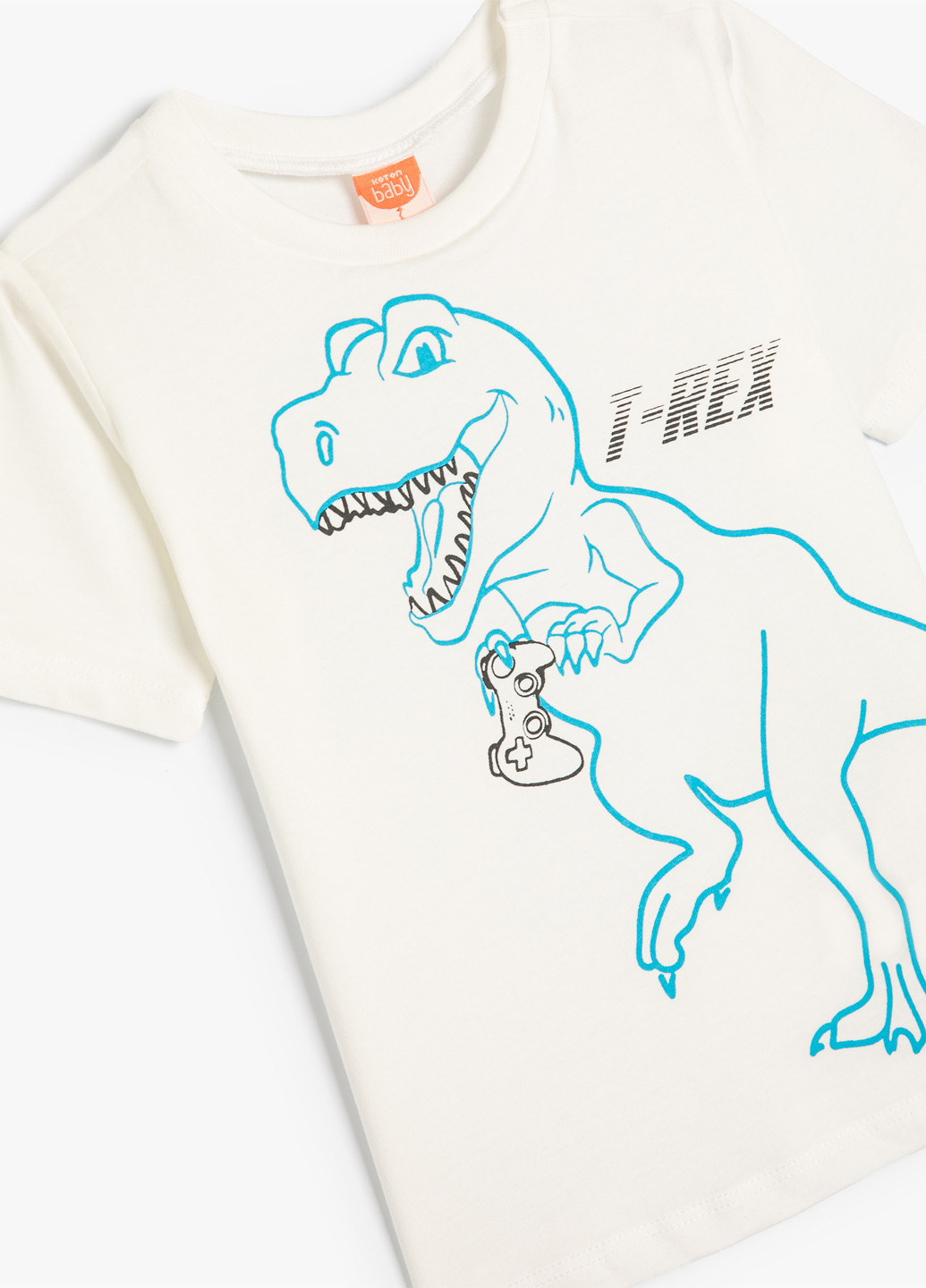 Белая летняя футболка KOTON