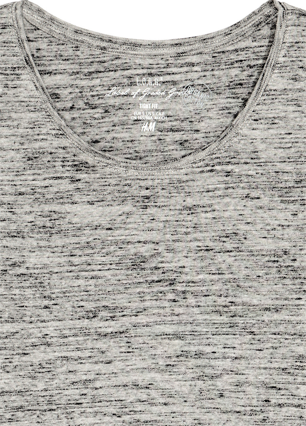 Сіра кежуал сукня силуетна H&M меланжева