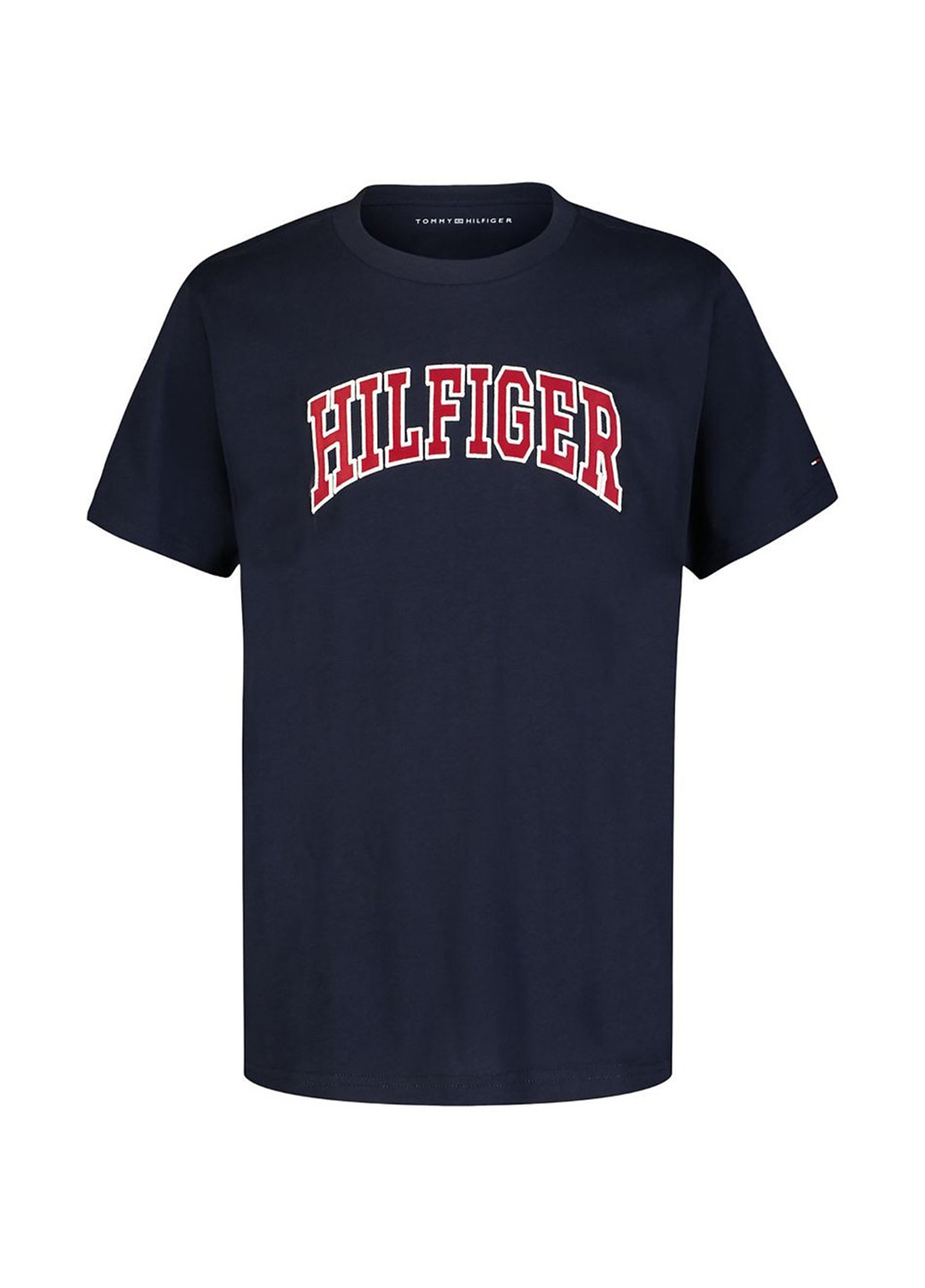 Темно-синяя летняя футболка Tommy Hilfiger