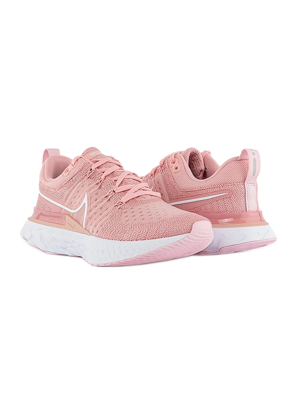 Кроссовки W REACT INFINITY RUN FK 2 Nike розовые демисезоны (254669706)
