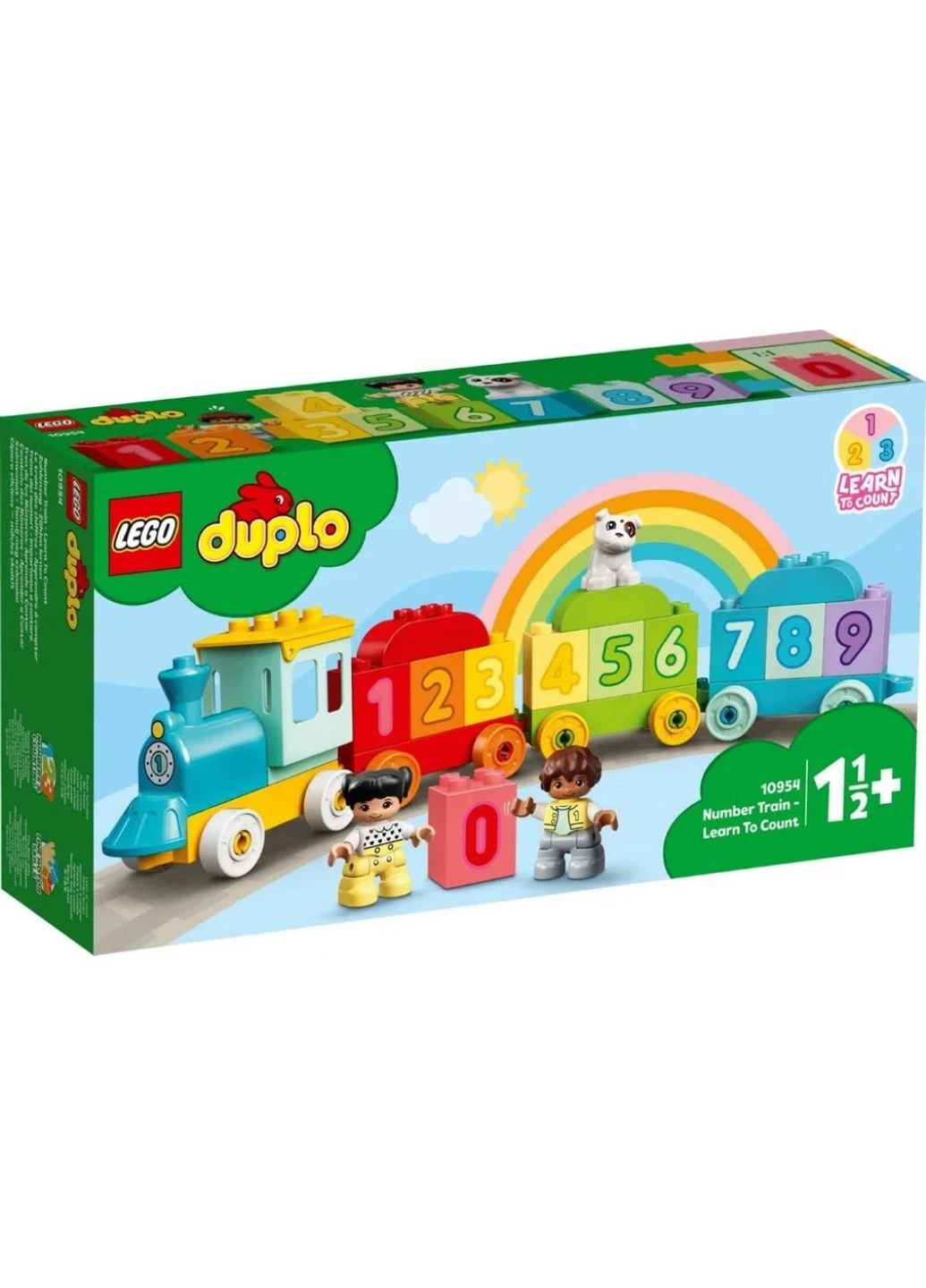 Конструктор Duplo Потяг із цифрами вчимося рахувати 23 деталі (10954) Lego (251224052)
