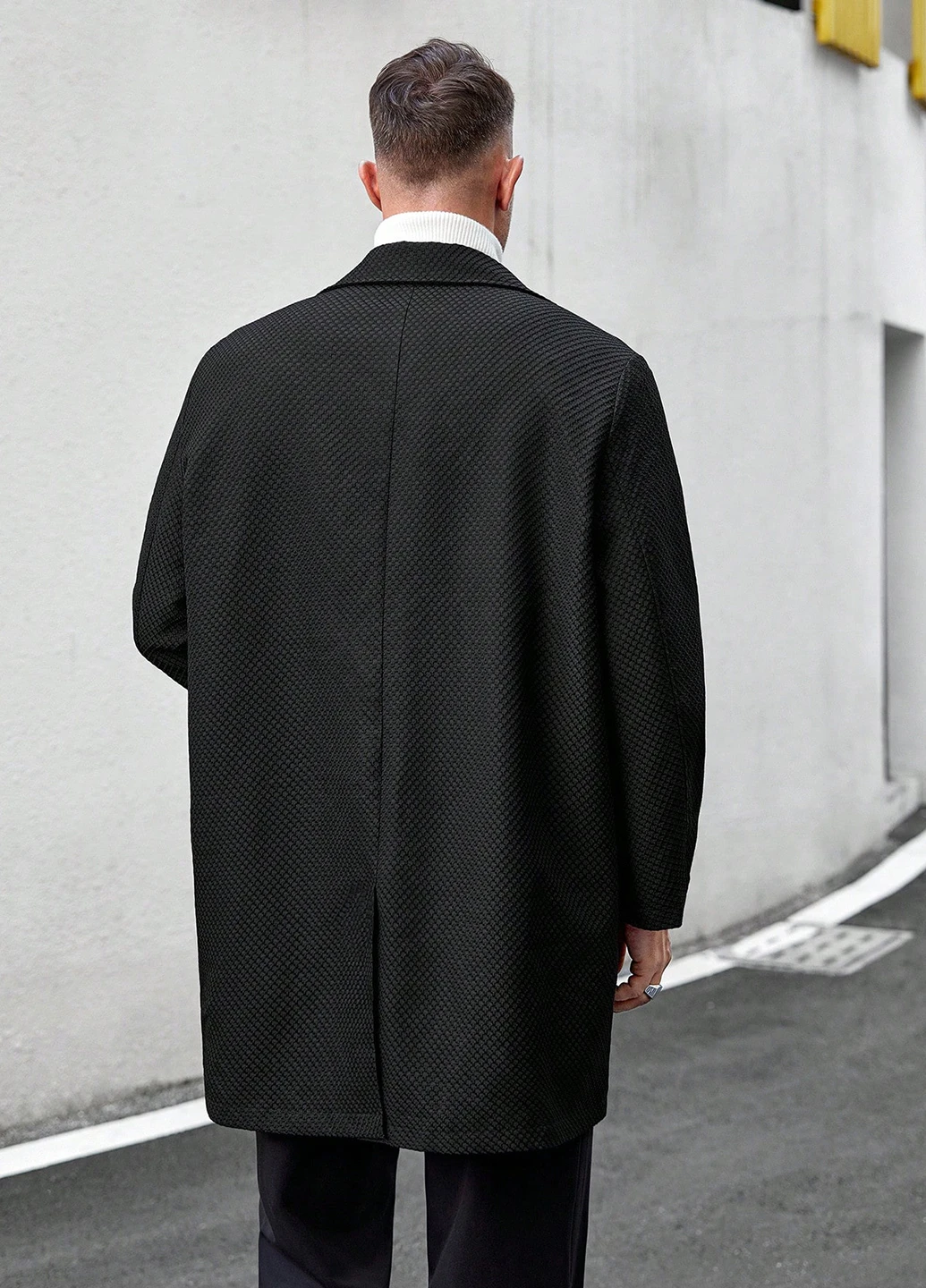 Плащ SHEIN на гудзиках прямий (311677744)