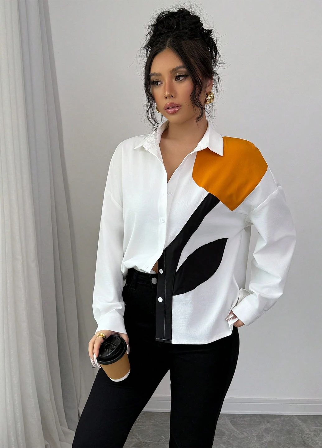 Біла блуза SHEIN