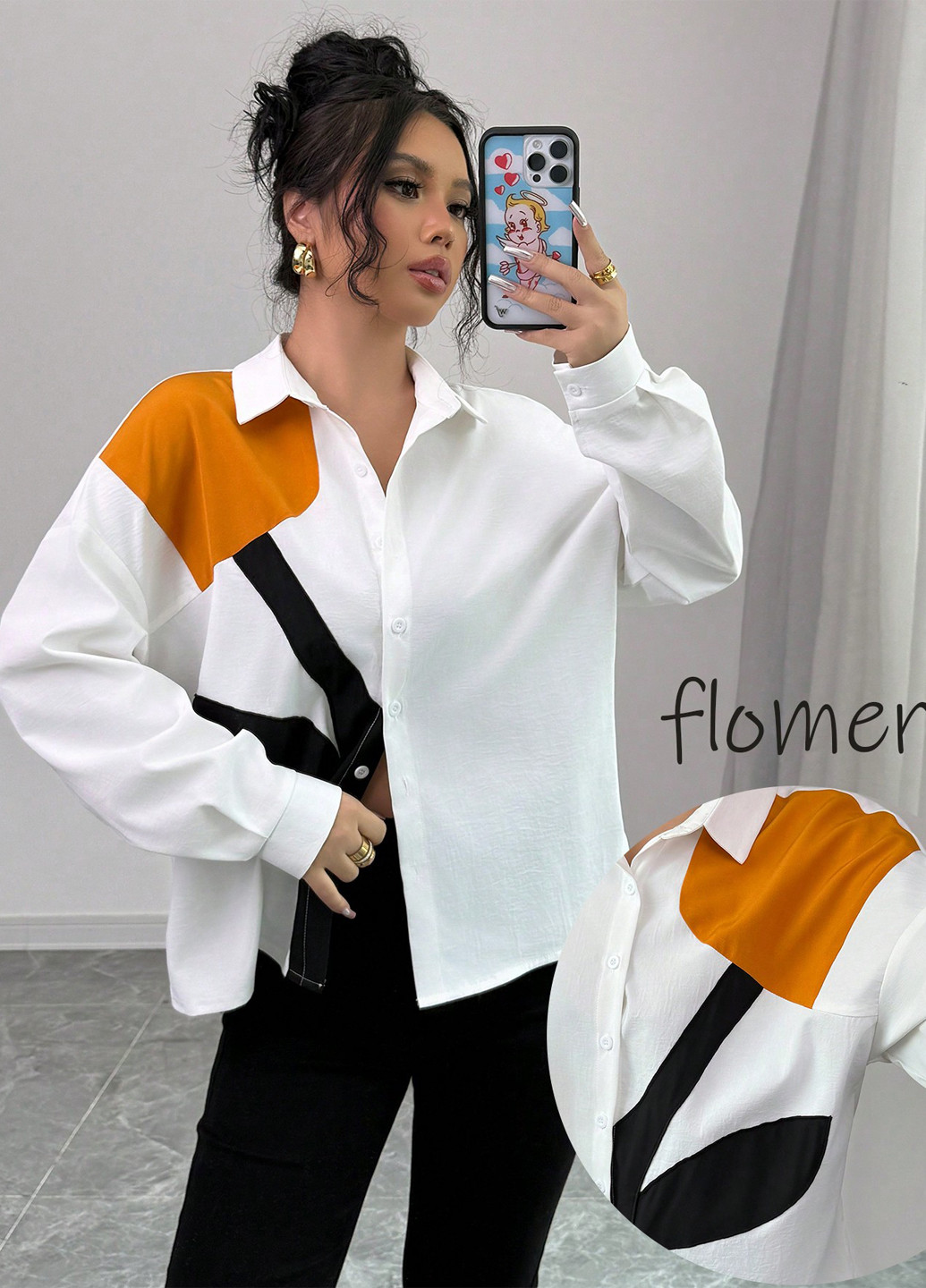 Біла блуза SHEIN