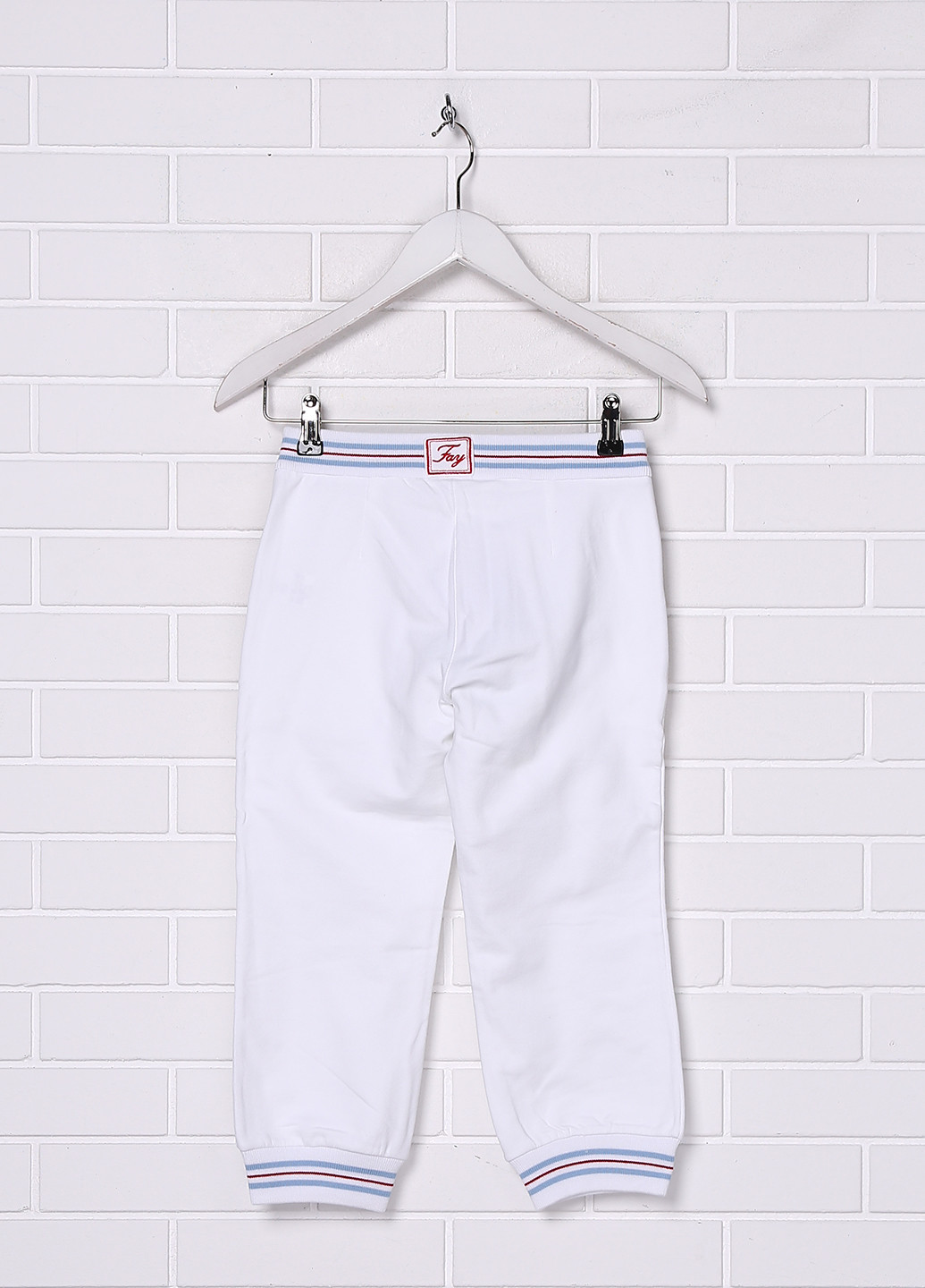 Белые кэжуал демисезонные прямые брюки Simonetta Fay