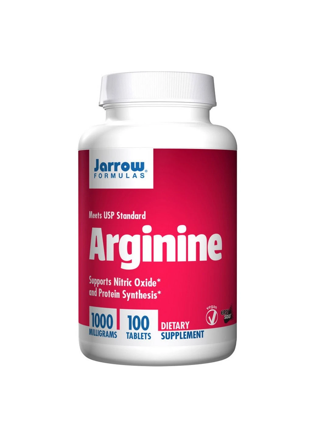 Л-Аргінін Arginine 1,000 mg (100 таблеток) Джарроу формула Jarrow Formulas (255363168)