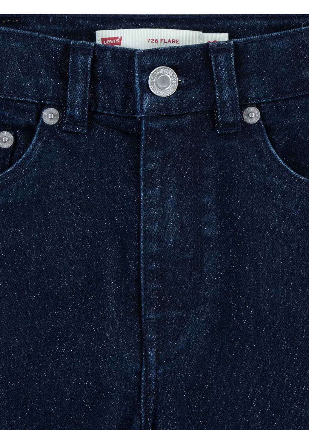 Синие демисезонные клеш джинсы Levi's