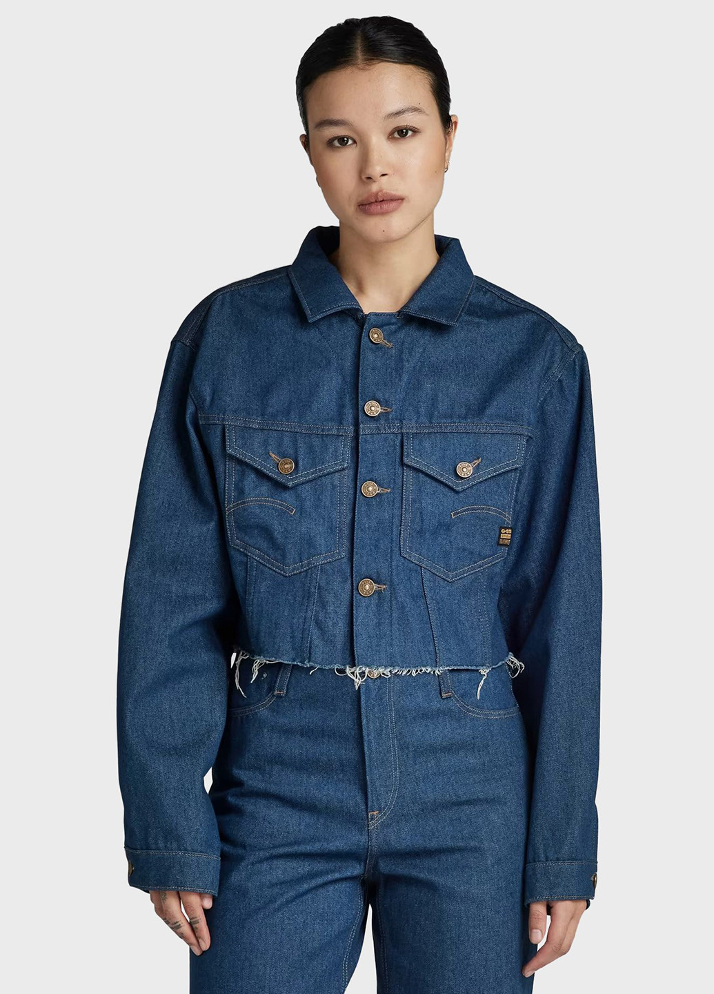 Синя демісезонна куртка G-Star Raw