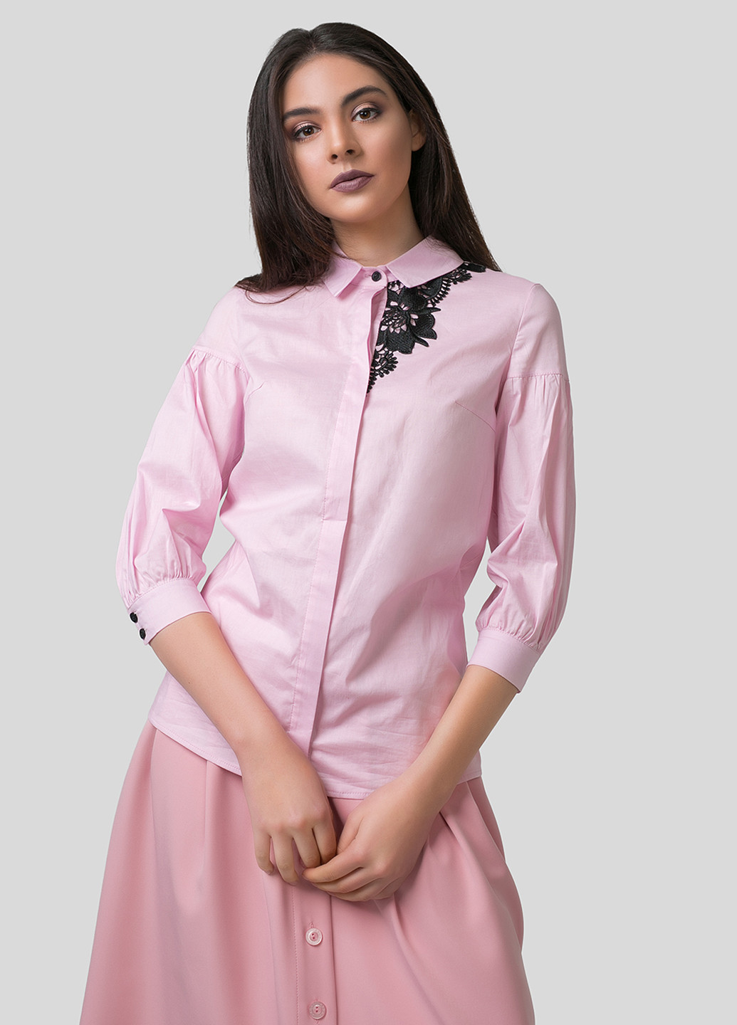 Рожева демісезонна блуза Azuri