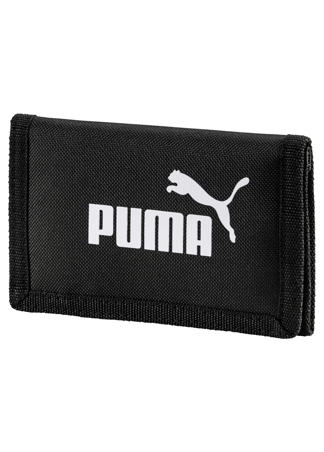 Кошелек Phase Wallet Puma однотонный чёрный спортивный полиэстер