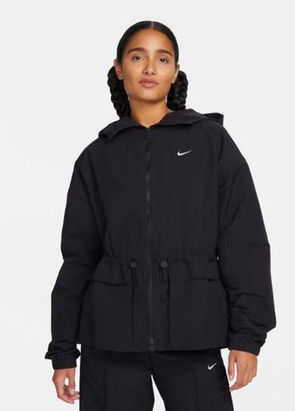 Чорна демісезонна куртка fn3669-010 Nike W TREND WVN JKT