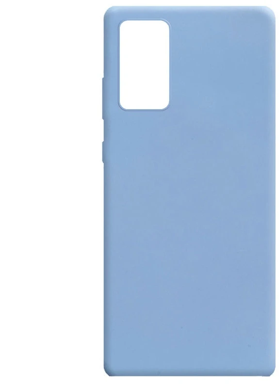 Силиконовый чехол Candy для Samsung Galaxy Note 20 Голубой / Lilac Blue (is_00000038760_6) Epik (238478761)