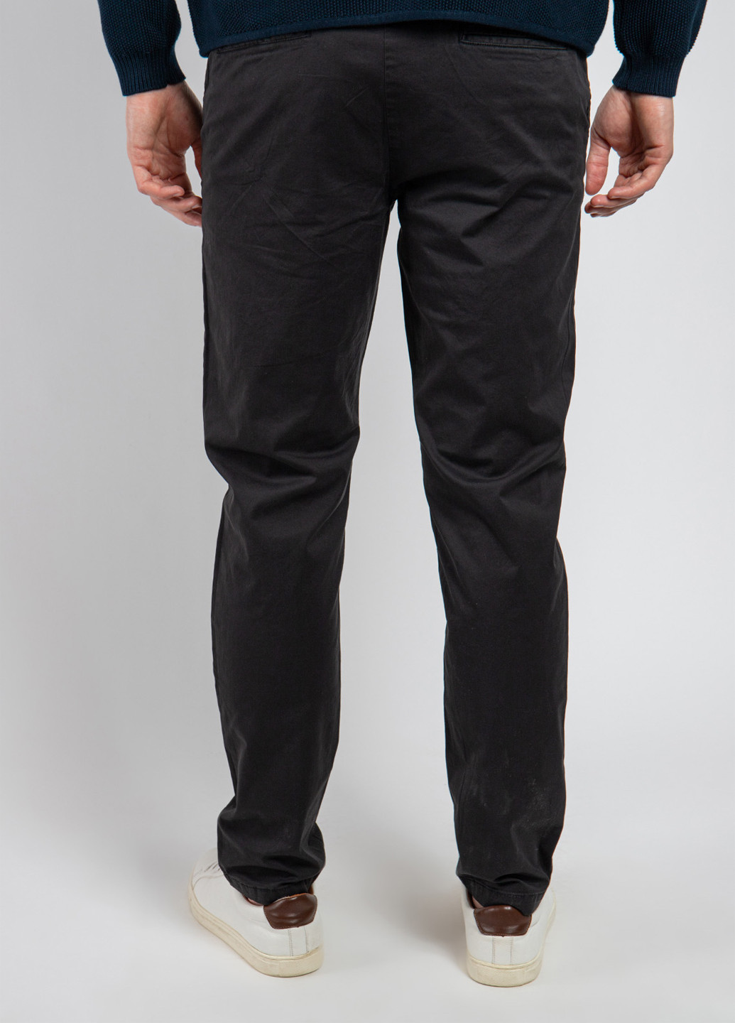 Черные кэжуал демисезонные брюки Fred Mello