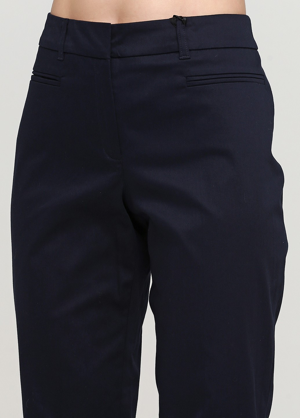 Темно-синие классические летние брюки S.Oliver