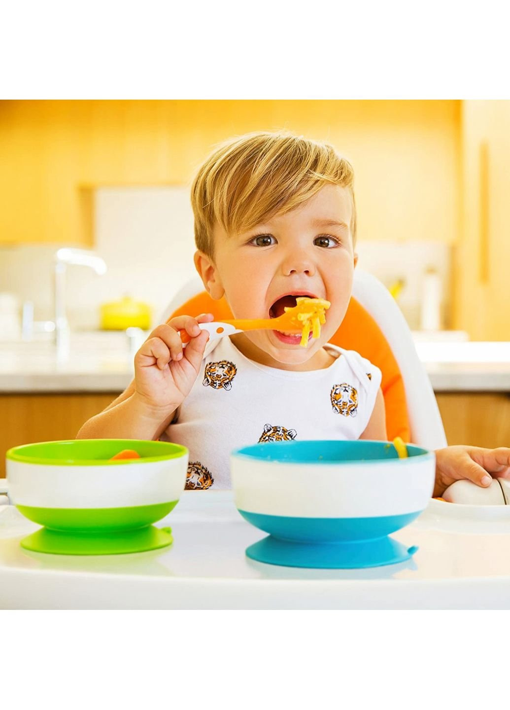 Набір дитячого посуду тарілок із присосками 3 шт. Munchkin (252233486)