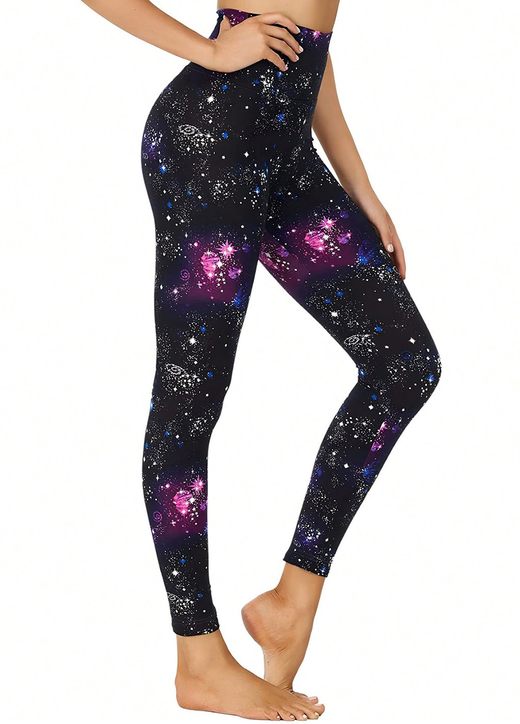 Черные демисезонные леггинсы SHEIN