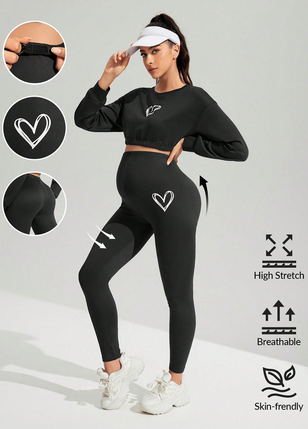 Спортивный костюм(топ, штаны) SHEIN (332389402)