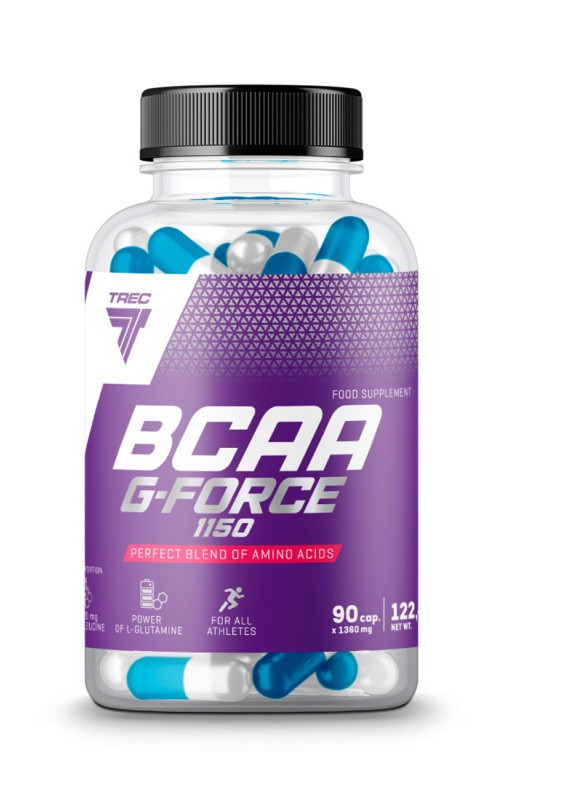 Амінокислоти BCAA G-Force 90 cap. Trec Nutrition (254522478)