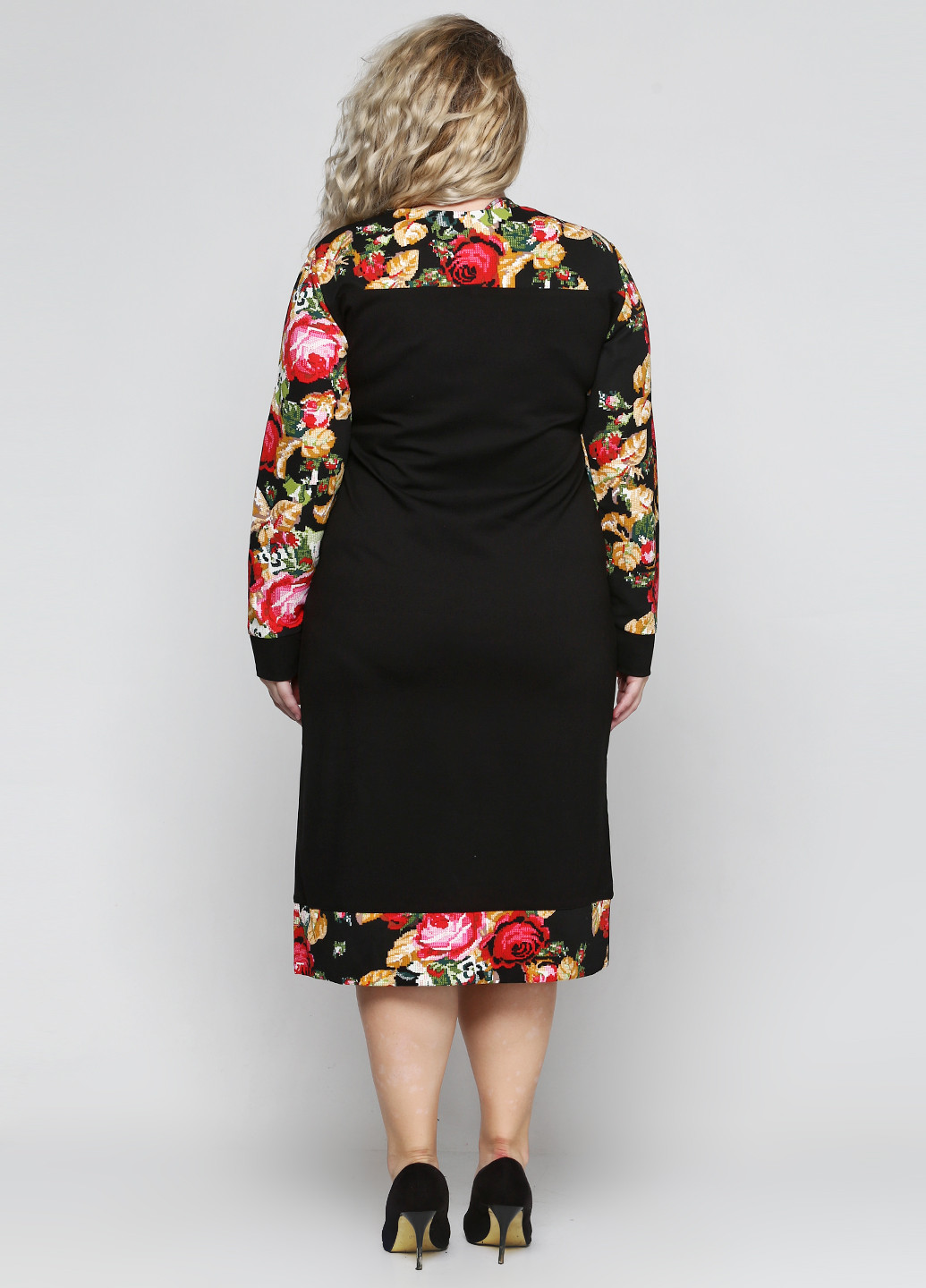 Чорна кежуал сукня Ut з квітковим принтом