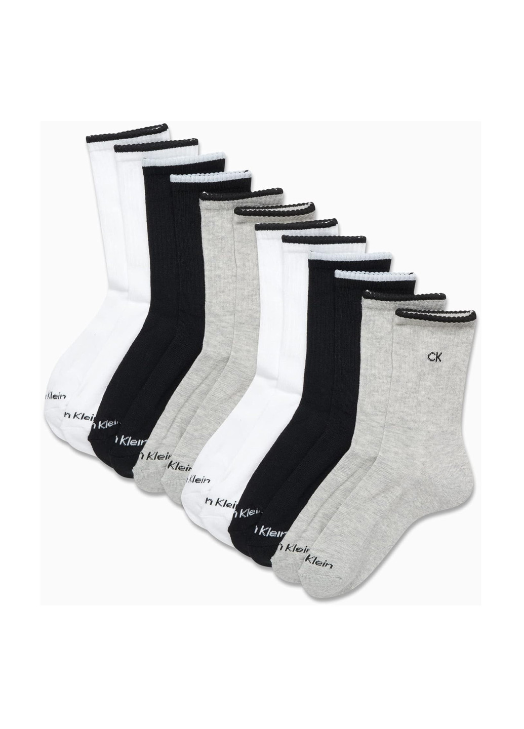 Комбіновані шкарпетки (6 пар) Calvin Klein логотипи (302250822)