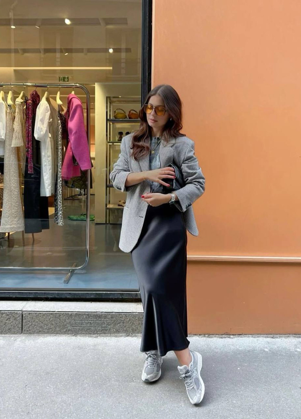 Темно-серая кэжуал однотонная юбка No Brand