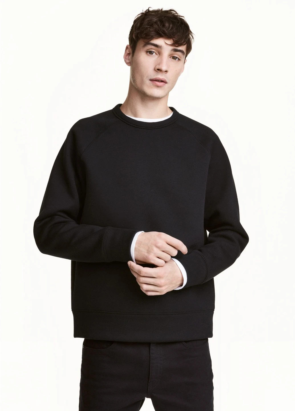Чорний демісезонний светр H&M