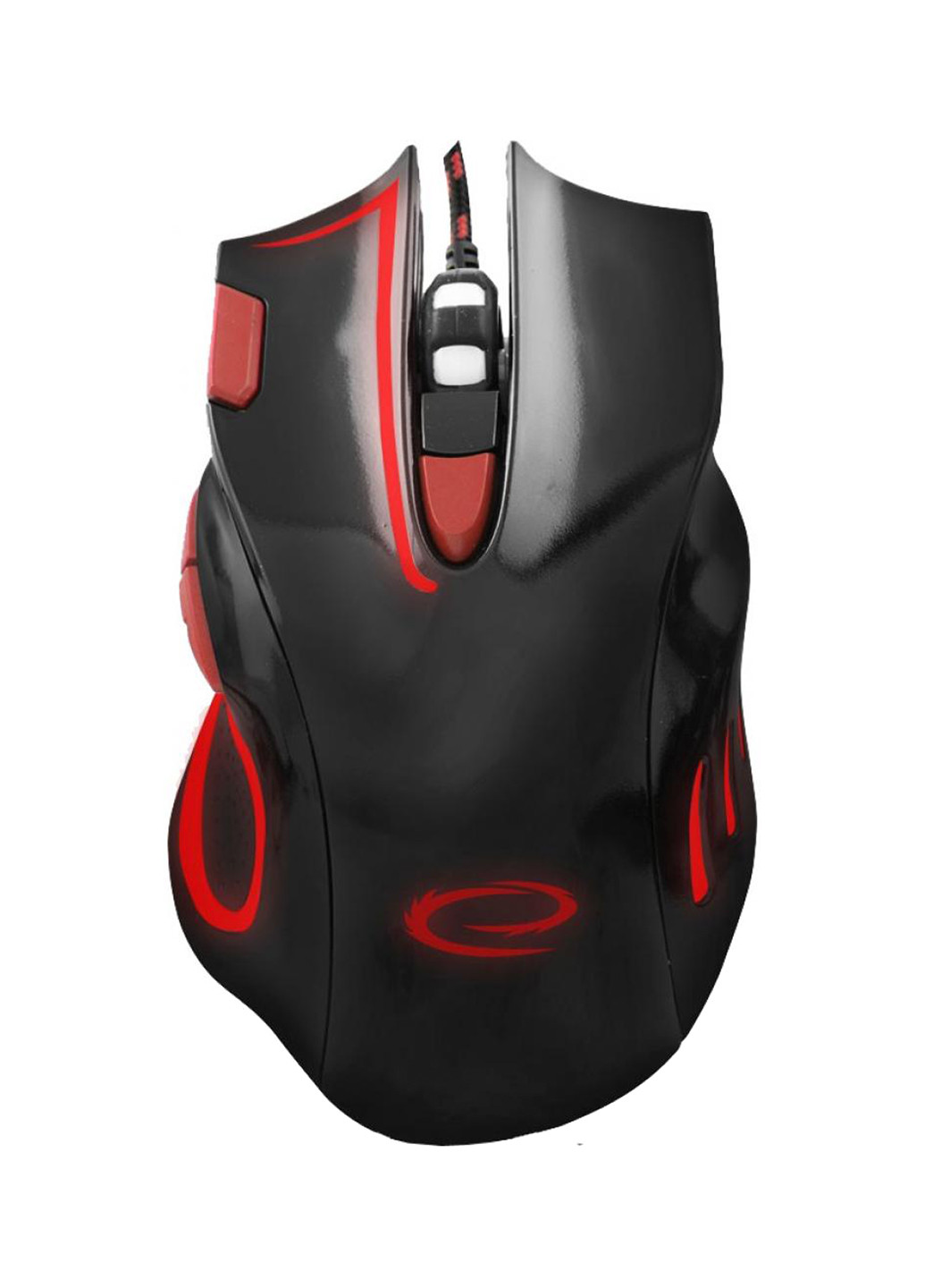 Миша дротова Mouse MX401 HAWK Black-Red (EGM401KR) Esperanza mouse mx401 hawk black-red (egm401kr) (137173157)