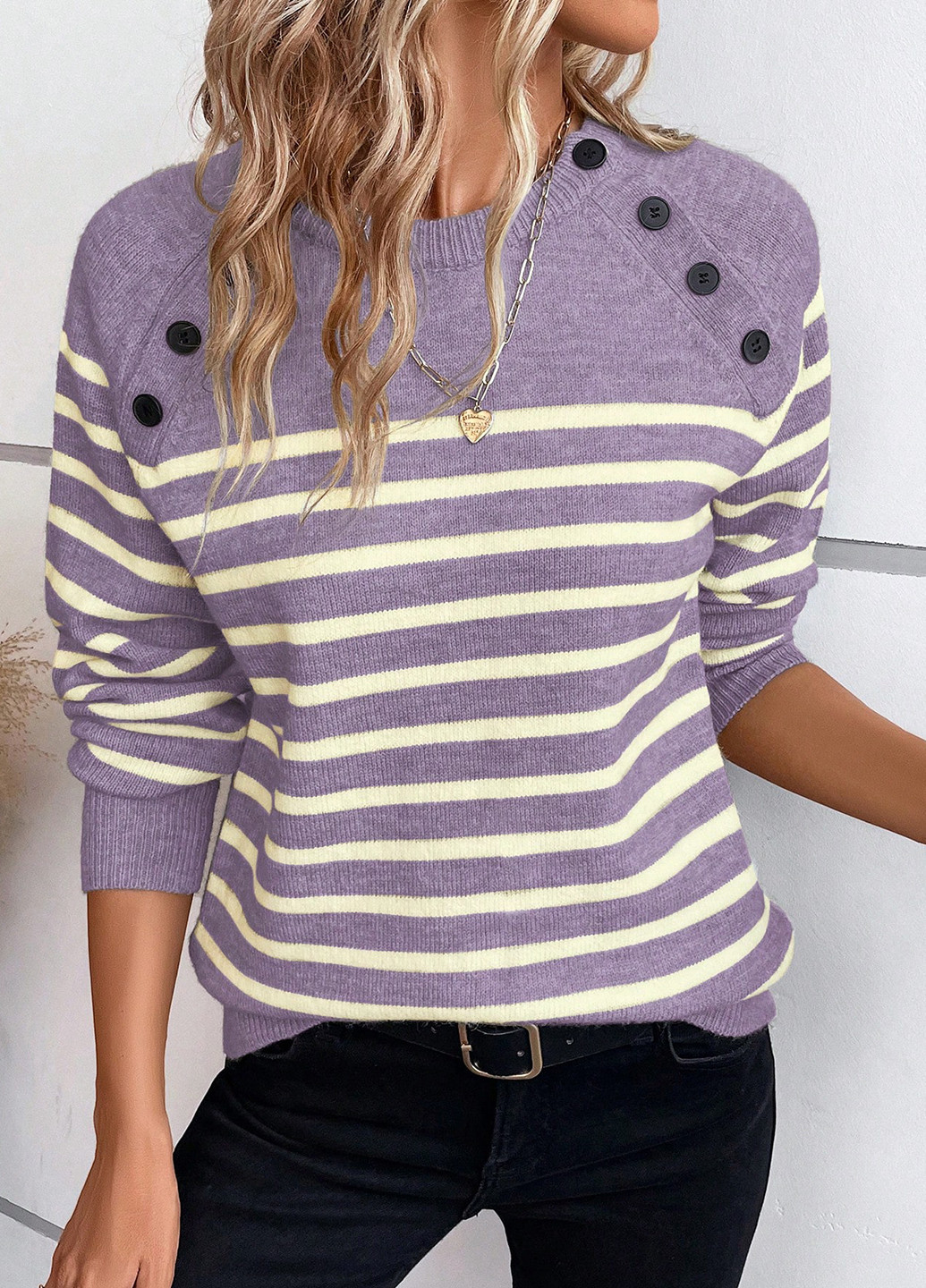 Фиолетовый демисезонный джемпер джемпер SHEIN